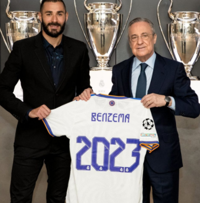 Benzema extends Real Madrid contract until 2023