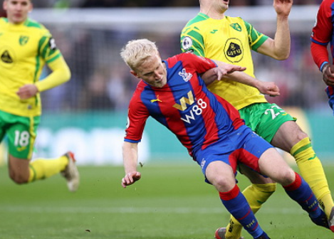 Hughes smiled as Palace let go of Norwich